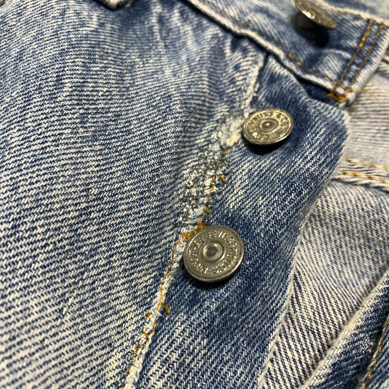 【現状渡し品】【メンズ】 Levi's リーバイス 501 DENIM PANTS VINTAGE デニムパンツ ボトムス ジーンズ ボタン裏 刻印524 ヴィンテージ 156-260802-ko-13-tei サイズ：不明 カラー：インディゴ 万代Net店