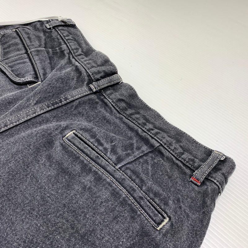 【中古品】【メンズ】 Graphpaper グラフペーパー 25SS GRAY TONE CONE DENIM GM252-40066RB グレートーン コーンデニム ボトムス ジーンズ 151-260802-ko-08-tei サイズ：1 カラー：グレー 万代Net店