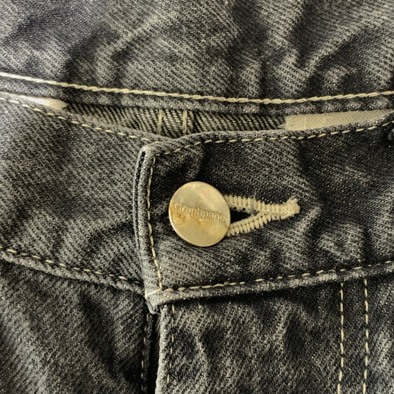 【中古品】【メンズ】 Graphpaper グラフペーパー 25SS GRAY TONE CONE DENIM GM252-40066RB グレートーン コーンデニム ボトムス ジーンズ 151-260802-ko-08-tei サイズ：1 カラー：グレー 万代Net店