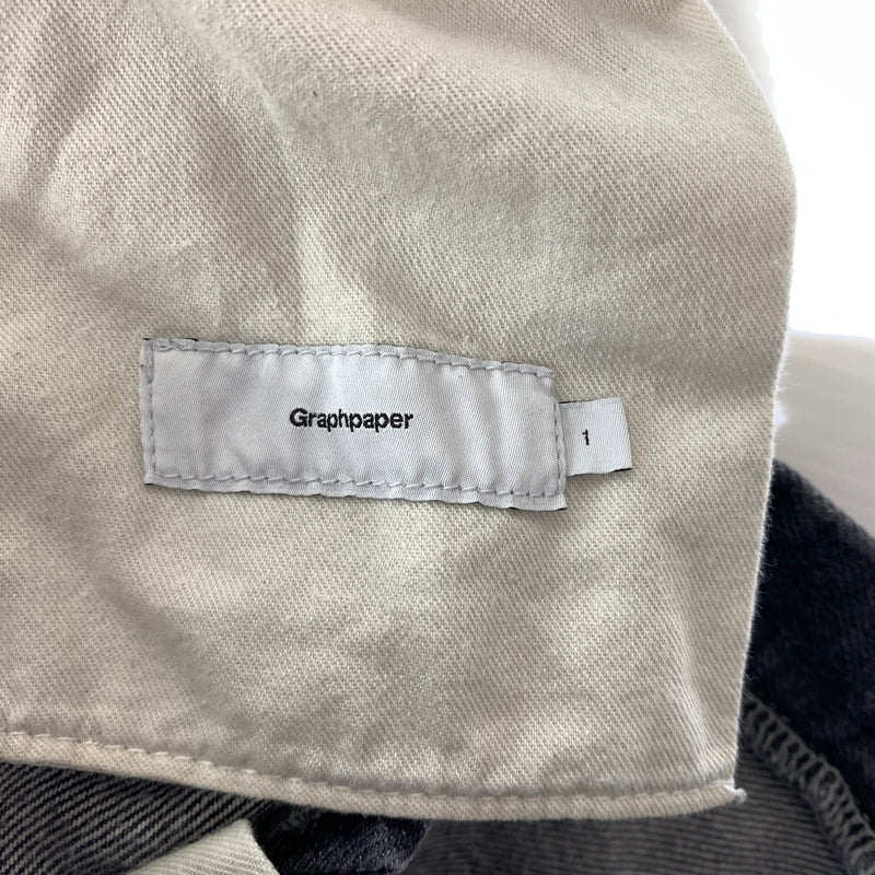 【中古品】【メンズ】 Graphpaper グラフペーパー 25SS GRAY TONE CONE DENIM GM252-40066RB グレートーン コーンデニム ボトムス ジーンズ 151-260802-ko-08-tei サイズ：1 カラー：グレー 万代Net店