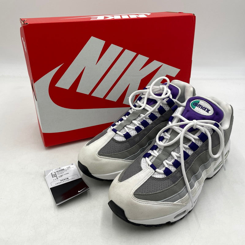 【中古品】【メンズ】 NIKE ナイキ WMNS AIRMAX 95 BIG BUBBLE HJ5996-100 ウィメンズ エアマックス95 ビッグ バブル スニーカー 靴 シューズ 160-260904-yo-13-teih サイズ：27cm カラー：グレー/パープル 万代Net店