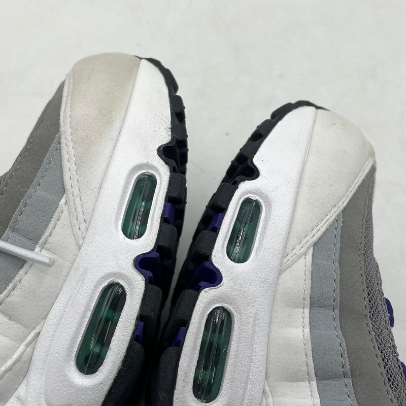 【中古品】【メンズ】 NIKE ナイキ WMNS AIRMAX 95 BIG BUBBLE HJ5996-100 ウィメンズ エアマックス95 ビッグ バブル スニーカー 靴 シューズ 160-260904-yo-13-teih サイズ：27cm カラー：グレー/パープル 万代Net店
