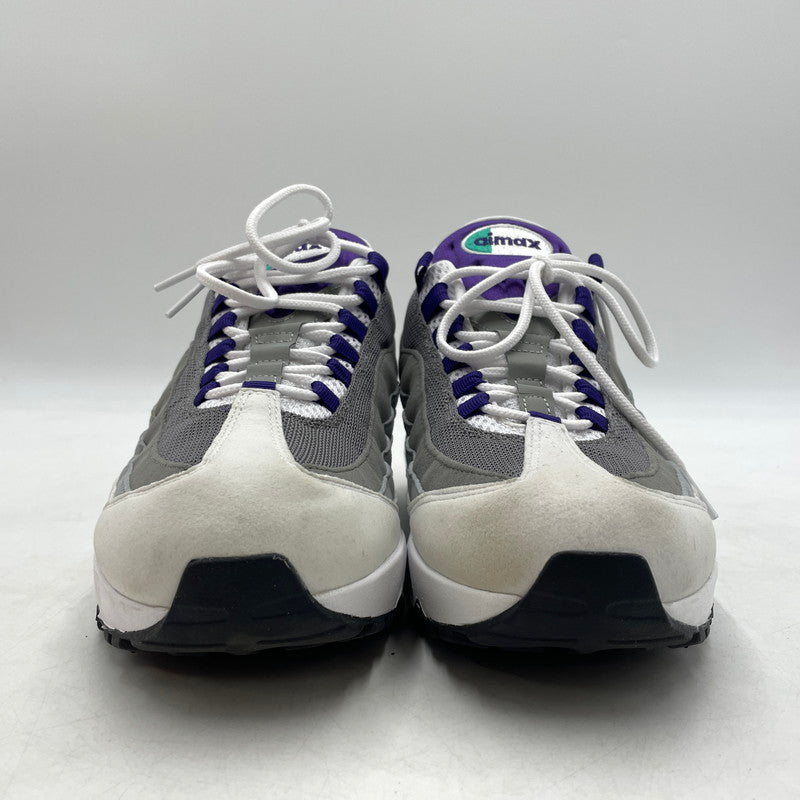 【中古品】【メンズ】 NIKE ナイキ WMNS AIRMAX 95 BIG BUBBLE HJ5996-100 ウィメンズ エアマックス95 ビッグ バブル スニーカー 靴 シューズ 160-260904-yo-13-teih サイズ：27cm カラー：グレー/パープル 万代Net店