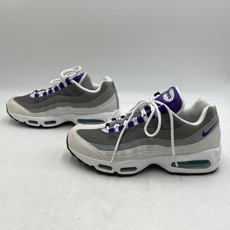 【中古品】【メンズ】 NIKE ナイキ WMNS AIRMAX 95 BIG BUBBLE HJ5996-100 ウィメンズ エアマックス95 ビッグ バブル スニーカー 靴 シューズ 160-260904-yo-13-teih サイズ：27cm カラー：グレー/パープル 万代Net店