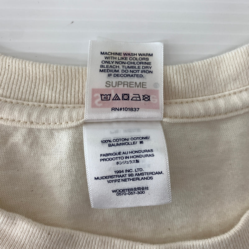 【中古品】【メンズ】 Supreme シュプリーム 26SS HARD S/S TEE ハード ショートスリーブ Tシャツ 半袖 トップス 149-260802-ko-01-tei サイズ：M カラー：ナチュラル 万代Net店