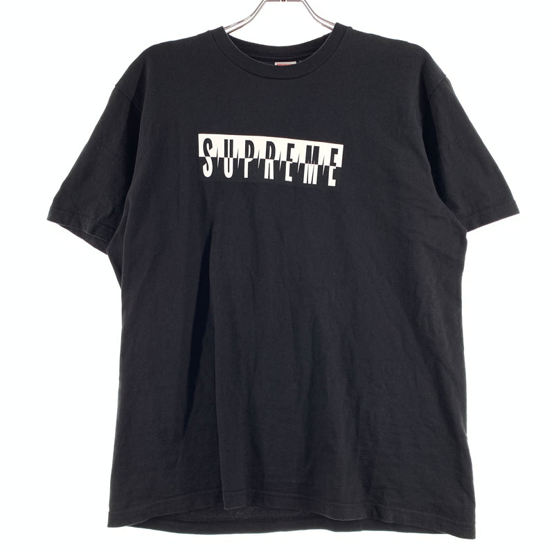 【中古品】【メンズ】 Supreme シュプリーム 25AW SPLIT S/S TEE スプリット ショートスリーブ Tシャツ 半袖 トップス 149-260802-ko-02-tei サイズ：M カラー：ブラック 万代Net店
