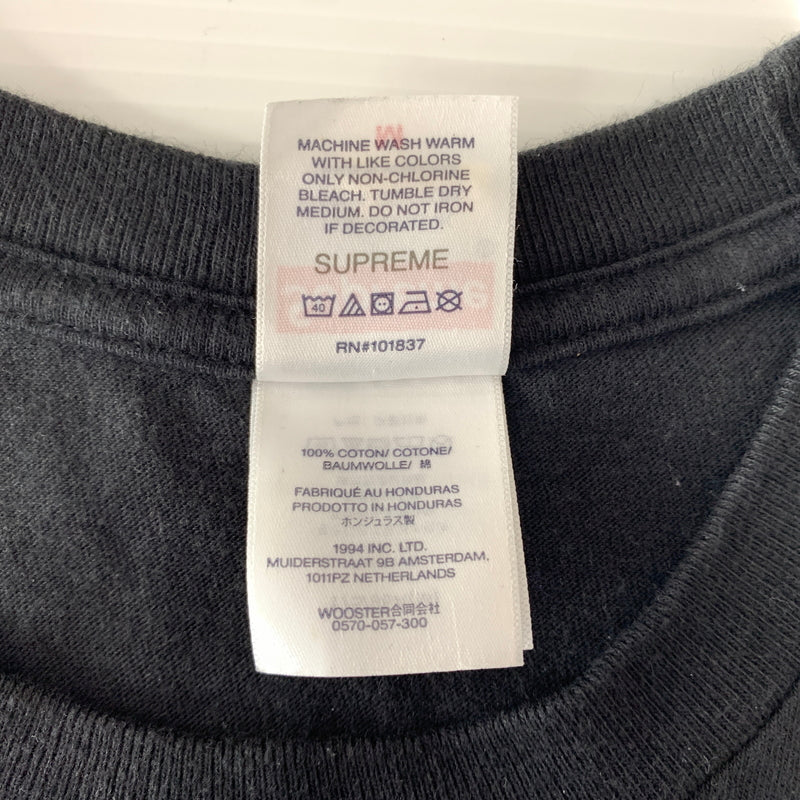 【中古品】【メンズ】 Supreme シュプリーム 25AW SPLIT S/S TEE スプリット ショートスリーブ Tシャツ 半袖 トップス 149-260802-ko-02-tei サイズ：M カラー：ブラック 万代Net店