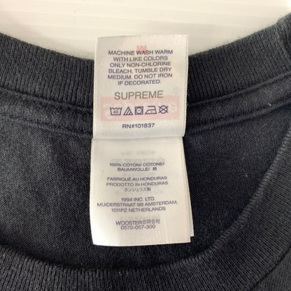 【中古品】【メンズ】 Supreme シュプリーム 25AW SPLIT S/S TEE スプリット ショートスリーブ Tシャツ 半袖 トップス 149-260802-ko-02-tei サイズ：M カラー：ブラック 万代Net店