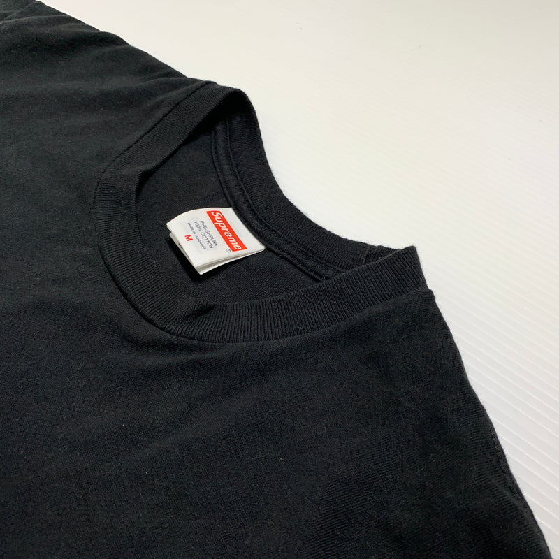 【中古品】【メンズ】 Supreme シュプリーム 25AW SPLIT S/S TEE スプリット ショートスリーブ Tシャツ 半袖 トップス 149-260802-ko-02-tei サイズ：M カラー：ブラック 万代Net店