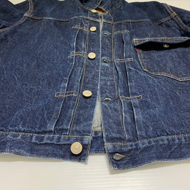 【中古品】【メンズ】 WAREHOUSE ウエアハウス DUCK DIGGER 1ST MODEL DENIM JACKET DD-2001 ダック ディガー ファーストタイプ デニムジャケット アウター Gジャン 145-260802-ko-06-tei サイズ：38 カラー：インディゴ 万代Net店
