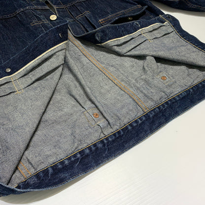 【中古品】【メンズ】 WAREHOUSE ウエアハウス DUCK DIGGER 1ST MODEL DENIM JACKET DD-2001 ダック ディガー ファーストタイプ デニムジャケット アウター Gジャン 145-260802-ko-06-tei サイズ：38 カラー：インディゴ 万代Net店
