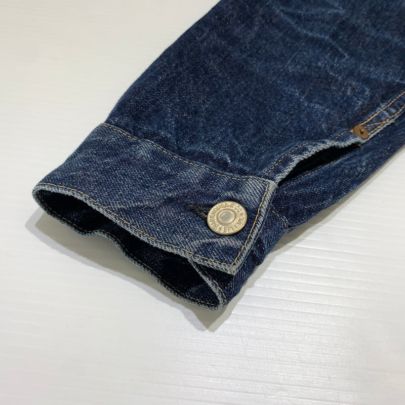 【中古品】【メンズ】 WAREHOUSE ウエアハウス DUCK DIGGER 1ST MODEL DENIM JACKET DD-2001 ダック ディガー ファーストタイプ デニムジャケット アウター Gジャン 145-260802-ko-06-tei サイズ：38 カラー：インディゴ 万代Net店