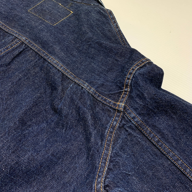 【中古品】【メンズ】 WAREHOUSE ウエアハウス DUCK DIGGER 1ST MODEL DENIM JACKET DD-2001 ダック ディガー ファーストタイプ デニムジャケット アウター Gジャン 145-260802-ko-06-tei サイズ：38 カラー：インディゴ 万代Net店