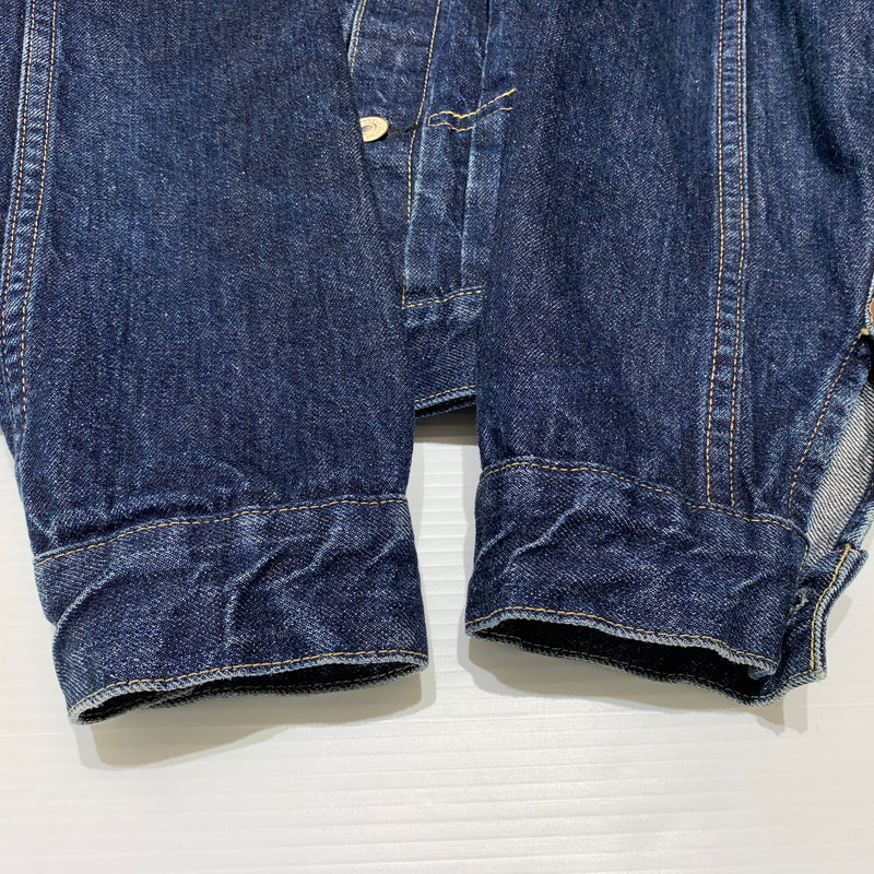 【中古品】【メンズ】 WAREHOUSE ウエアハウス DUCK DIGGER 1ST MODEL DENIM JACKET DD-2001 ダック ディガー ファーストタイプ デニムジャケット アウター Gジャン 145-260802-ko-06-tei サイズ：38 カラー：インディゴ 万代Net店