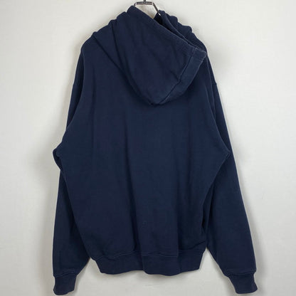 【中古品】【メンズ】 BOTT ボット × MSW モダンストリートウェア 別注コラボ LOGO HOODIE SP234BOTT01 ロゴ フーディ 長袖 トップス プルーオーバーパーカー 142-260803-sa-20-tei サイズ：XL カラー：ネイビー 万代Net店