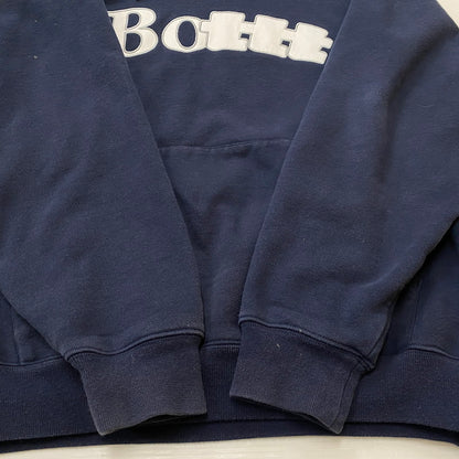 【中古品】【メンズ】 BOTT ボット × MSW モダンストリートウェア 別注コラボ LOGO HOODIE SP234BOTT01 ロゴ フーディ 長袖 トップス プルーオーバーパーカー 142-260803-sa-20-tei サイズ：XL カラー：ネイビー 万代Net店