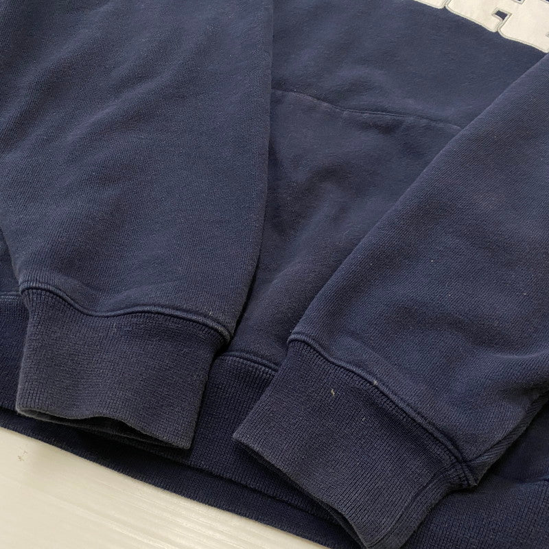 【中古品】【メンズ】 BOTT ボット × MSW モダンストリートウェア 別注コラボ LOGO HOODIE SP234BOTT01 ロゴ フーディ 長袖 トップス プルーオーバーパーカー 142-260803-sa-20-tei サイズ：XL カラー：ネイビー 万代Net店