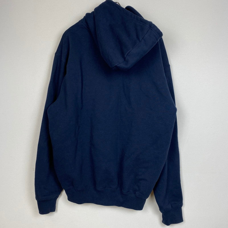 【中古品】【メンズ】 SOL SOONERORLATER ソル スーナーオアレイター LOGO HOODIE 243SOL02 ロゴ フーディ 長袖 トップス プルーオーバーパーカー 142-260803-sa-19-tei サイズ：XL カラー：ネイビー 万代Net店