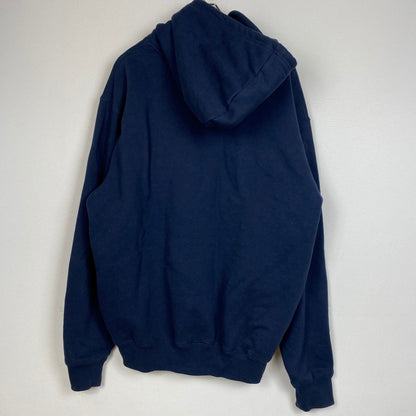 【中古品】【メンズ】 SOL SOONERORLATER ソル スーナーオアレイター LOGO HOODIE 243SOL02 ロゴ フーディ 長袖 トップス プルーオーバーパーカー 142-260803-sa-19-tei サイズ：XL カラー：ネイビー 万代Net店
