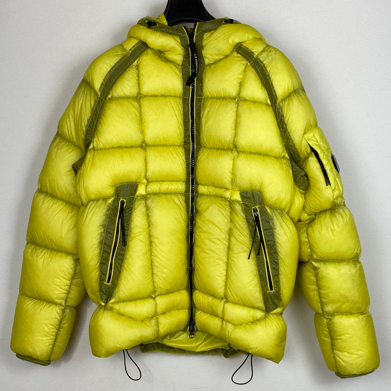 【中古品】【メンズ】 CP COMPANY シーピー カンパニー D.D. SHELLHOODED DOWN 19CMOW702A-110416A シャル フーデット ダウン アウター 141-260803-sa-11-tei サイズ：L カラー：イエロー 万代Net店