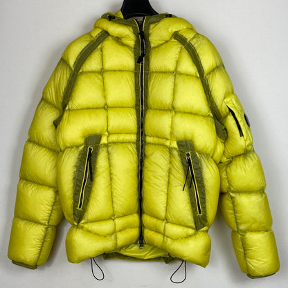 【中古品】【メンズ】 CP COMPANY シーピー カンパニー D.D. SHELLHOODED DOWN 19CMOW702A-110416A シャル フーデット ダウン アウター 141-260803-sa-11-tei サイズ：L カラー：イエロー 万代Net店