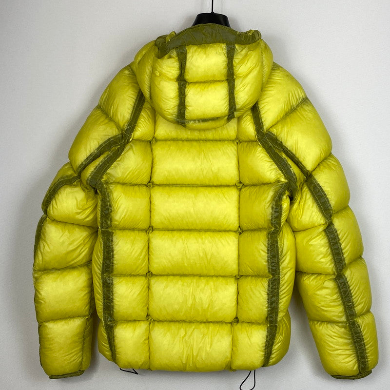 【中古品】【メンズ】 CP COMPANY シーピー カンパニー D.D. SHELLHOODED DOWN 19CMOW702A-110416A シャル フーデット ダウン アウター 141-260803-sa-11-tei サイズ：L カラー：イエロー 万代Net店