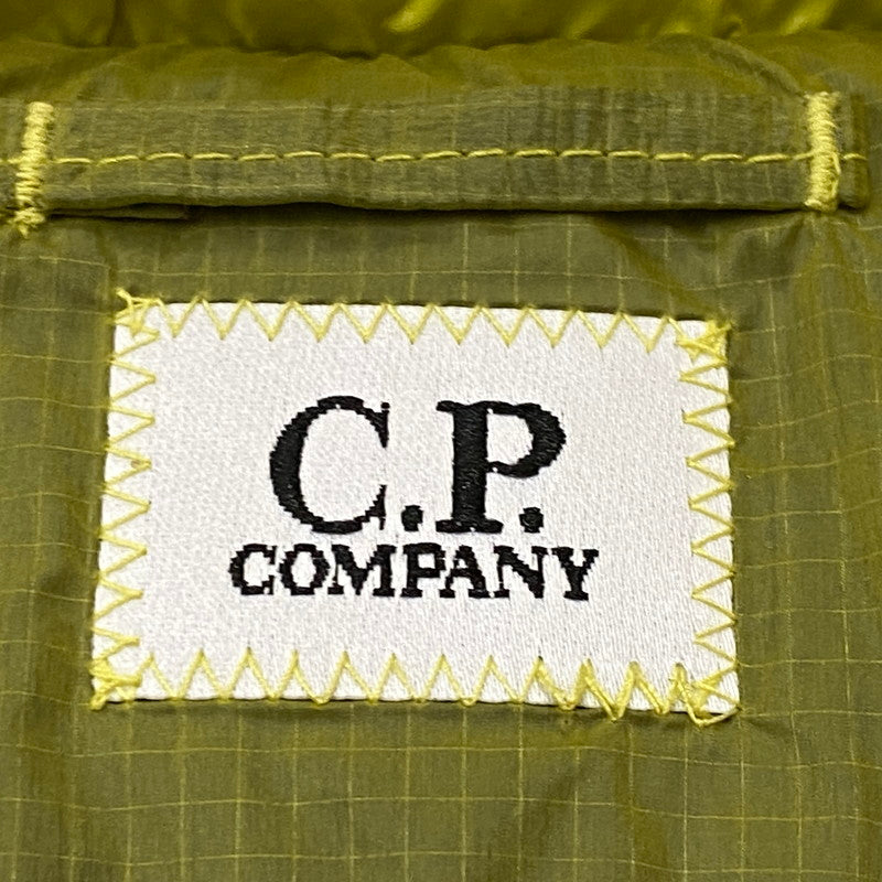 【中古品】【メンズ】 CP COMPANY シーピー カンパニー D.D. SHELLHOODED DOWN 19CMOW702A-110416A シャル フーデット ダウン アウター 141-260803-sa-11-tei サイズ：L カラー：イエロー 万代Net店