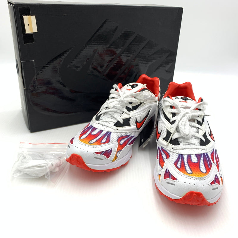 【中古品】【メンズ】 NIKE ナイキ × Supreme シュプリーム 別注 コラボ AIR ZOOM STREAK SPCTRUM PLUS WHITE AQ1279-100 エアズームストリーク スペクトラムプラス スニーカー 靴 シューズ 160-260804-ko-08-tei サイズ：26cm カラー：ホワイト 万代Net店