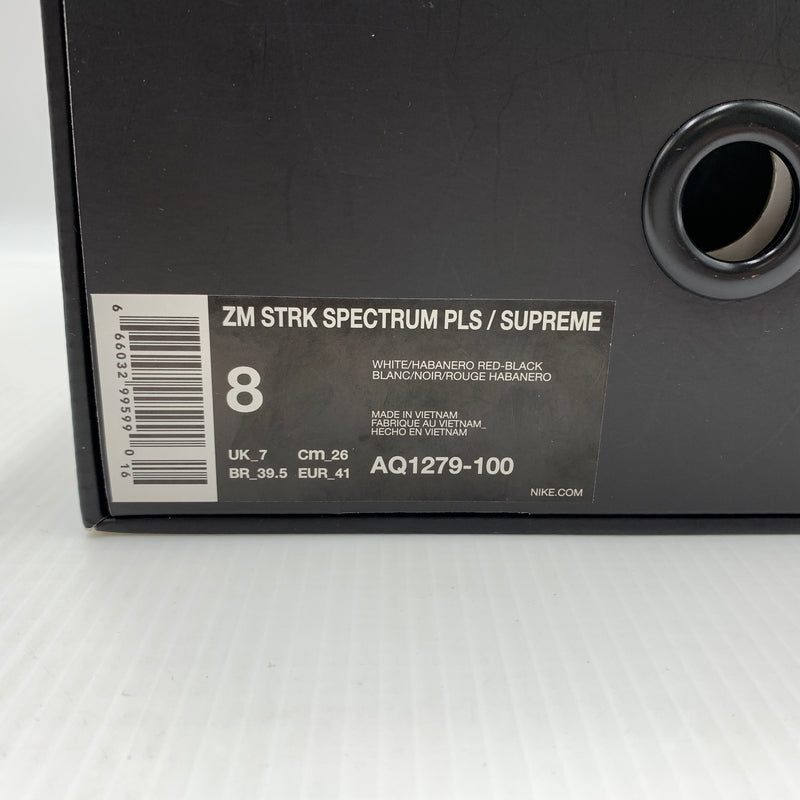 【中古品】【メンズ】 NIKE ナイキ × Supreme シュプリーム 別注 コラボ AIR ZOOM STREAK SPCTRUM PLUS WHITE AQ1279-100 エアズームストリーク スペクトラムプラス スニーカー 靴 シューズ 160-260804-ko-08-tei サイズ：26cm カラー：ホワイト 万代Net店