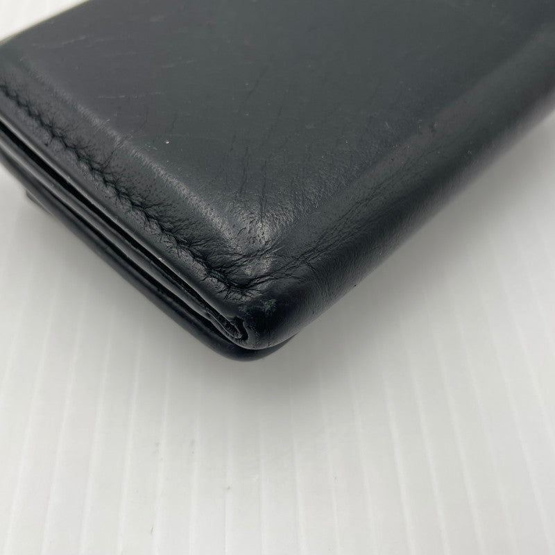 【中古品】【メンズ】 BALENCIAGA バレンシアガ PAPIER MINI WALLET 391446 DLQON ペーパー ミニ ウォレット 三つ折り財布 181-260804-yo-05-tei カラー：ブラック 万代Net店