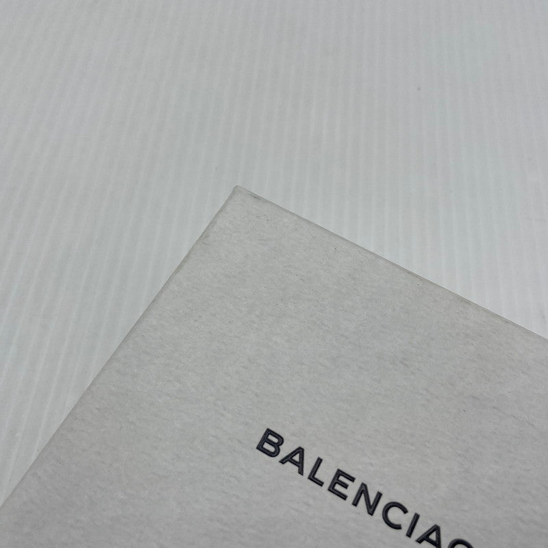 【中古品】【メンズ】 BALENCIAGA バレンシアガ PAPIER MINI WALLET 391446 DLQON ペーパー ミニ ウォレット 三つ折り財布 181-260804-yo-05-tei カラー：ブラック 万代Net店