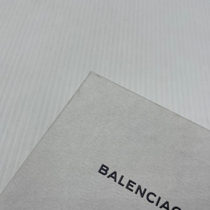 【中古品】【メンズ】 BALENCIAGA バレンシアガ PAPIER MINI WALLET 391446 DLQON ペーパー ミニ ウォレット 三つ折り財布 181-260804-yo-05-tei カラー：ブラック 万代Net店