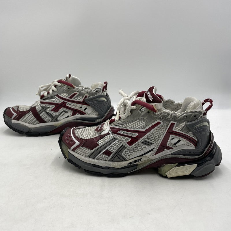 【中古品】【メンズ】 BALENCIAGA バレンシアガ RUNNER SNEAKER 677403 ランナー スニーカー 靴 シューズ 183-260804-yo-11-tei サイズ：41 カラー：バーガンディー 万代Net店
