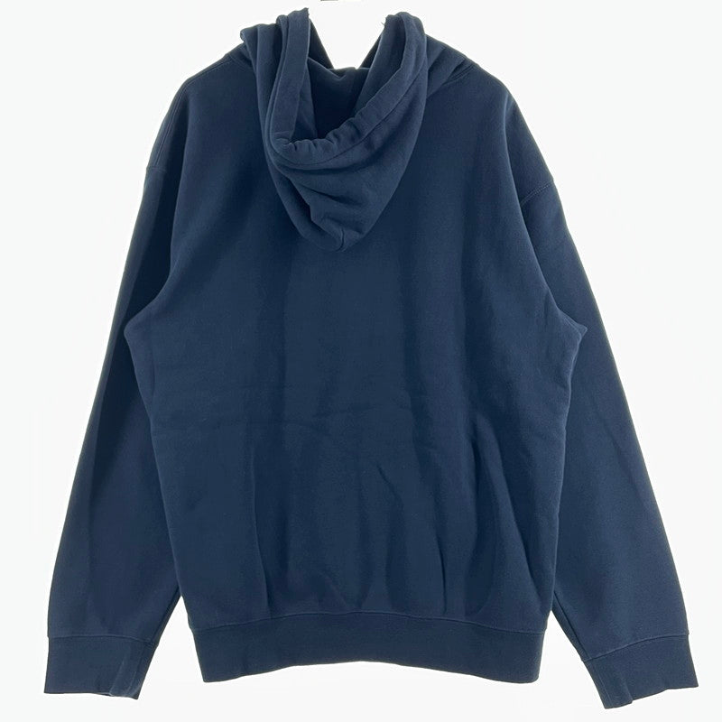 【中古品】【メンズ】 HUF ハフ LOGO PRINT PULLOVER HOODIE ロゴ プリント プルオーバー フーディー 長袖 トップス パーカー 142-260808-sa-08-tei サイズ：L カラー：ネイビー 万代Net店