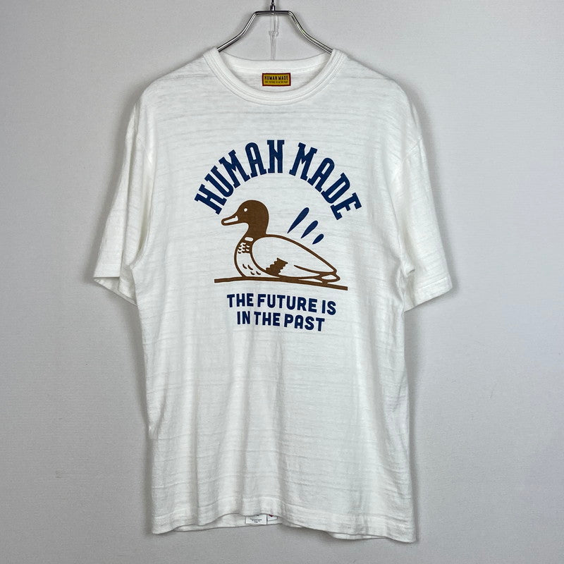 【中古品】【メンズ】 HUMANMADE ヒューマンメイド DUCK PRINT TEE ダック プリント Tシャツ 半袖 トップス 142-260803-sa-15-tei サイズ：M カラー：ホワイト 万代Net店