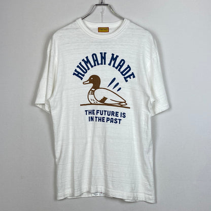 【中古品】【メンズ】 HUMANMADE ヒューマンメイド DUCK PRINT TEE ダック プリント Tシャツ 半袖 トップス 142-260803-sa-15-tei サイズ：M カラー：ホワイト 万代Net店