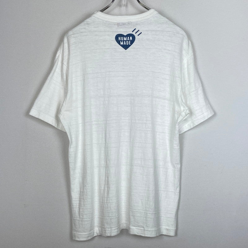 【中古品】【メンズ】 HUMANMADE ヒューマンメイド DUCK PRINT TEE ダック プリント Tシャツ 半袖 トップス 142-260803-sa-15-tei サイズ：M カラー：ホワイト 万代Net店