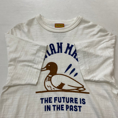 【中古品】【メンズ】 HUMANMADE ヒューマンメイド DUCK PRINT TEE ダック プリント Tシャツ 半袖 トップス 142-260803-sa-15-tei サイズ：M カラー：ホワイト 万代Net店