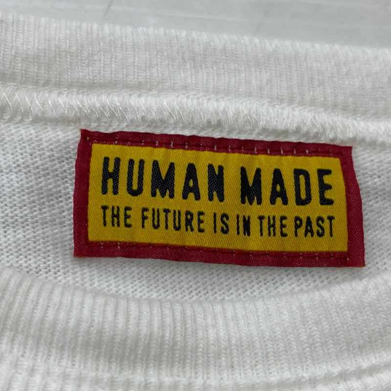 【中古品】【メンズ】 HUMANMADE ヒューマンメイド DUCK PRINT TEE ダック プリント Tシャツ 半袖 トップス 142-260803-sa-15-tei サイズ：M カラー：ホワイト 万代Net店