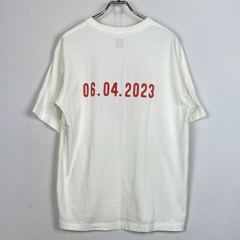 【中古品】【メンズ】 HUMANMADE ヒューマンメイド HEART LOGO TEE ハート ロゴ Tシャツ 半袖 トップス 142-260803-sa-16-tei サイズ：L カラー：ホワイト 万代Net店