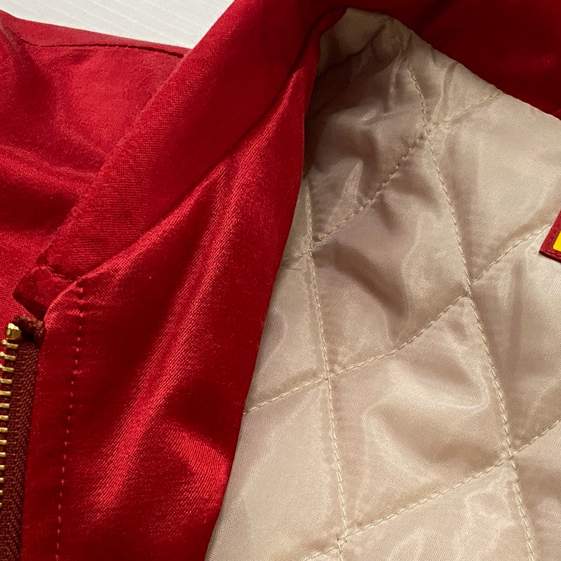 【中古品】【メンズ】 HUMANMADE ヒューマンメイド SATIN JACKET HM28JK046 サテン ジャケット アウター 142-260803-sa-09-tei サイズ：L カラー：レッド 万代Net店