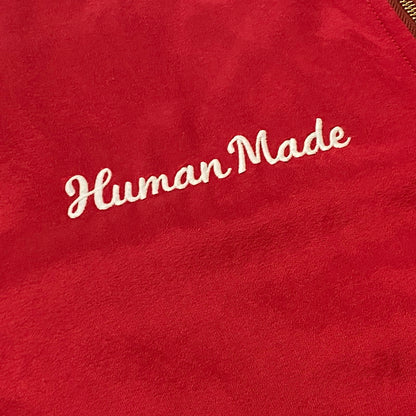 【中古品】【メンズ】 HUMANMADE ヒューマンメイド SATIN JACKET HM28JK046 サテン ジャケット アウター 142-260803-sa-09-tei サイズ：L カラー：レッド 万代Net店
