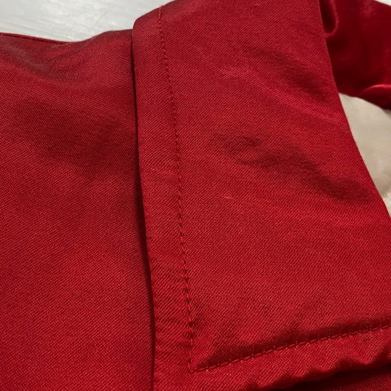 【中古品】【メンズ】 HUMANMADE ヒューマンメイド SATIN JACKET HM28JK046 サテン ジャケット アウター 142-260803-sa-09-tei サイズ：L カラー：レッド 万代Net店