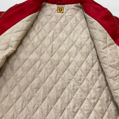 【中古品】【メンズ】 HUMANMADE ヒューマンメイド SATIN JACKET HM28JK046 サテン ジャケット アウター 142-260803-sa-09-tei サイズ：L カラー：レッド 万代Net店