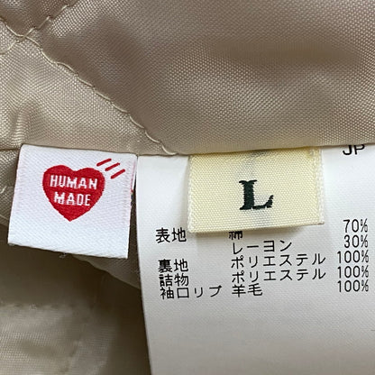【中古品】【メンズ】 HUMANMADE ヒューマンメイド SATIN JACKET HM28JK046 サテン ジャケット アウター 142-260803-sa-09-tei サイズ：L カラー：レッド 万代Net店