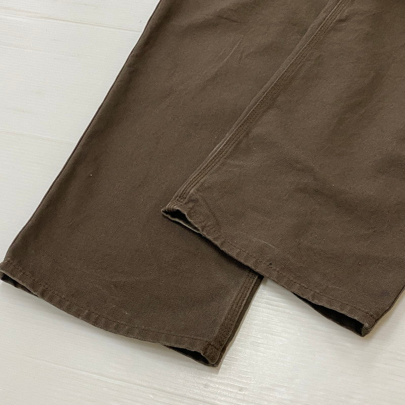 【中古品】【メンズ】 STUSSY ステューシー CARPENTER PANT CANVAS 116722 カーペンター パンツ キャンパス ボトムス 153-260803-sa-22-tei サイズ：28 カラー：ブラウン 万代Net店