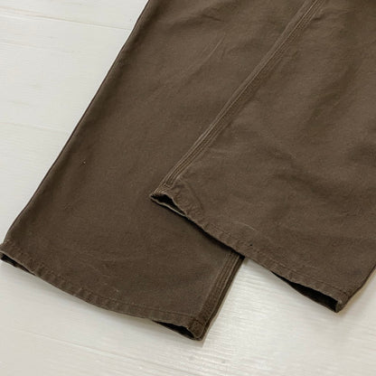 【中古品】【メンズ】 STUSSY ステューシー CARPENTER PANT CANVAS 116722 カーペンター パンツ キャンパス ボトムス 153-260803-sa-22-tei サイズ：28 カラー：ブラウン 万代Net店