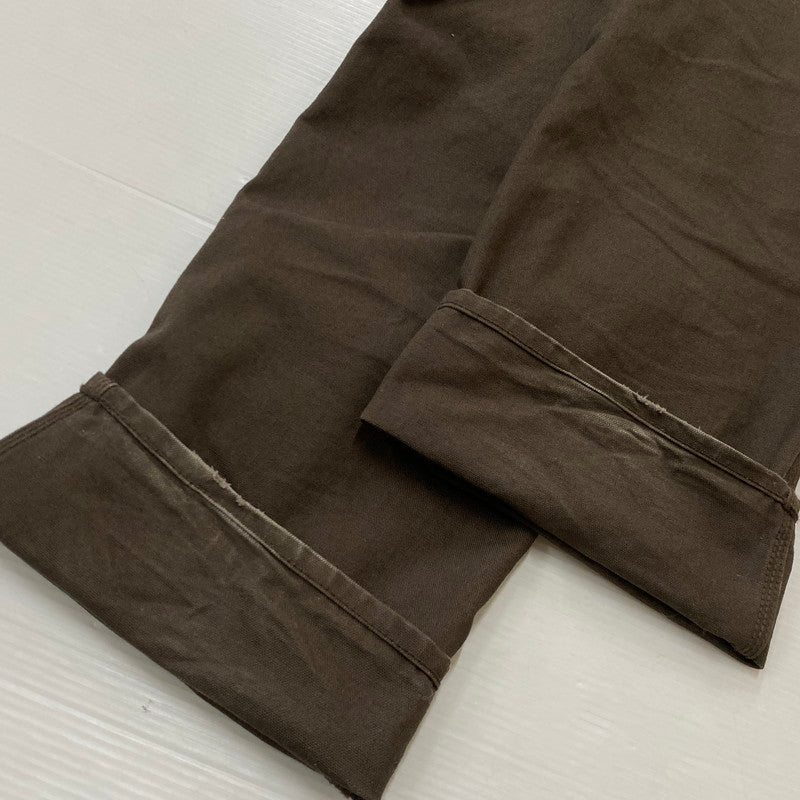 【中古品】【メンズ】 STUSSY ステューシー CARPENTER PANT CANVAS 116722 カーペンター パンツ キャンパス ボトムス 153-260803-sa-22-tei サイズ：28 カラー：ブラウン 万代Net店