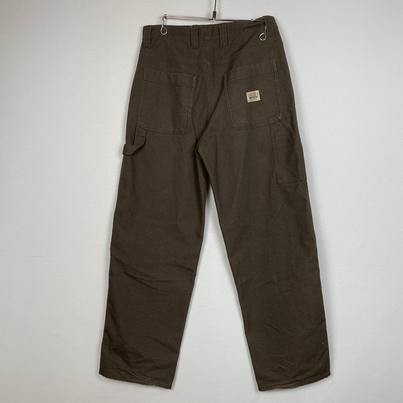 【中古品】【メンズ】 STUSSY ステューシー CARPENTER PANT CANVAS 116722 カーペンター パンツ キャンパス ボトムス 153-260803-sa-22-tei サイズ：28 カラー：ブラウン 万代Net店
