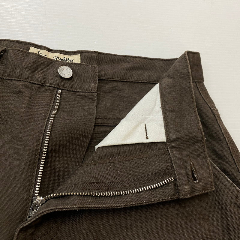 【中古品】【メンズ】 STUSSY ステューシー CARPENTER PANT CANVAS 116722 カーペンター パンツ キャンパス ボトムス 153-260803-sa-22-tei サイズ：28 カラー：ブラウン 万代Net店